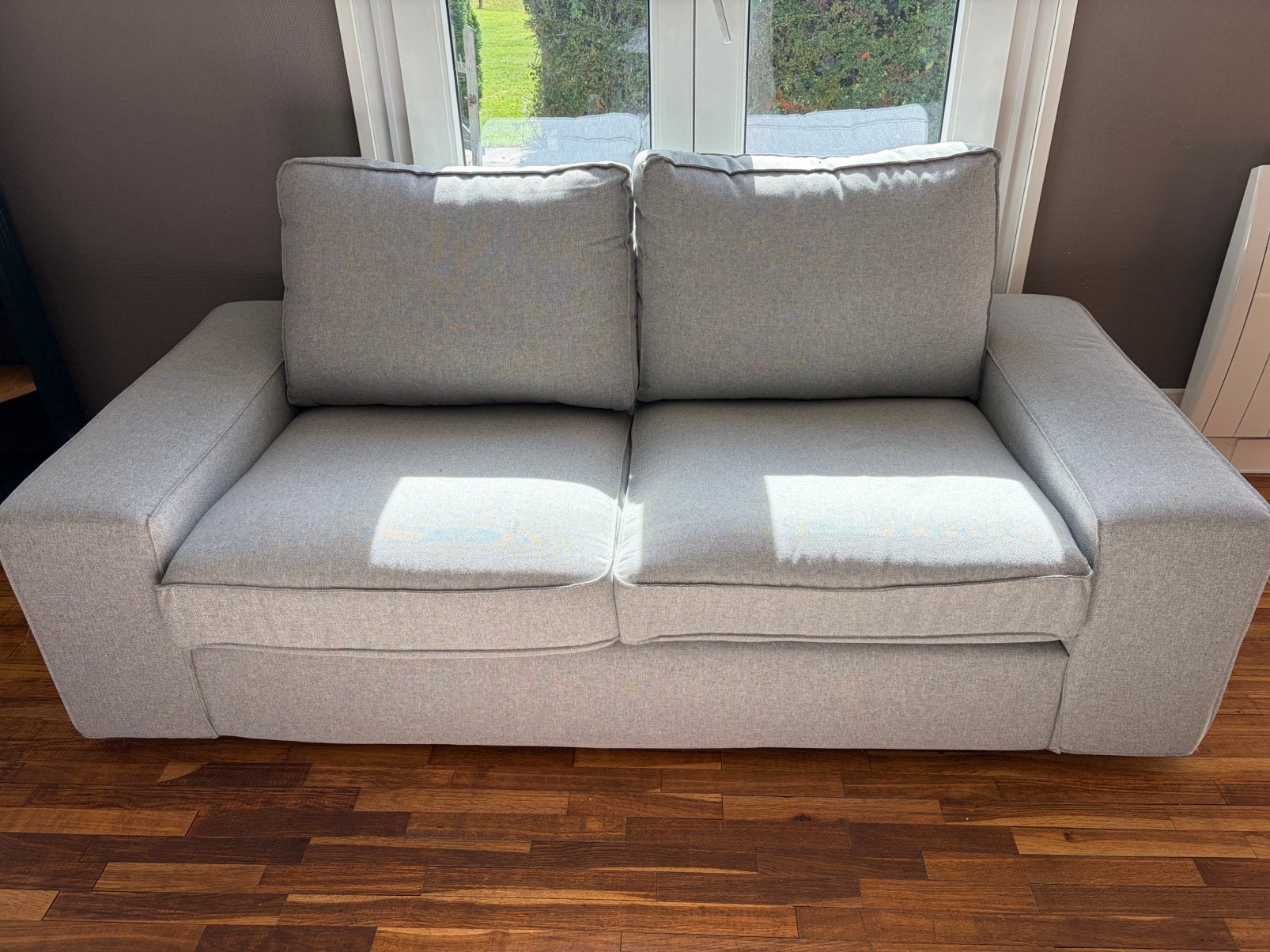Divan 2 places ikea ( kivik). Etat impeccable, peu utilisé., 75 à 100 cm, 150 à 200 cm, Comme neuf, Enlèvement