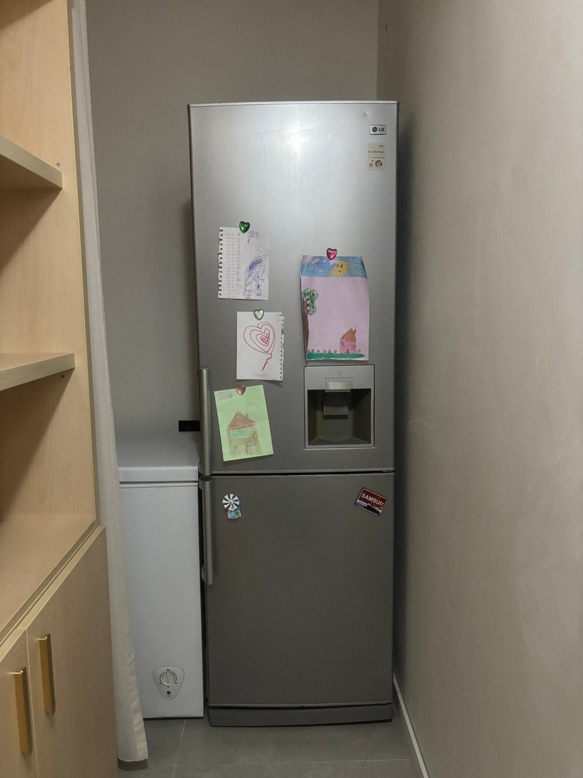 Koelkast met diepvries, Elektronische apparatuur, Ophalen, Gebruikt, Met vriesvak