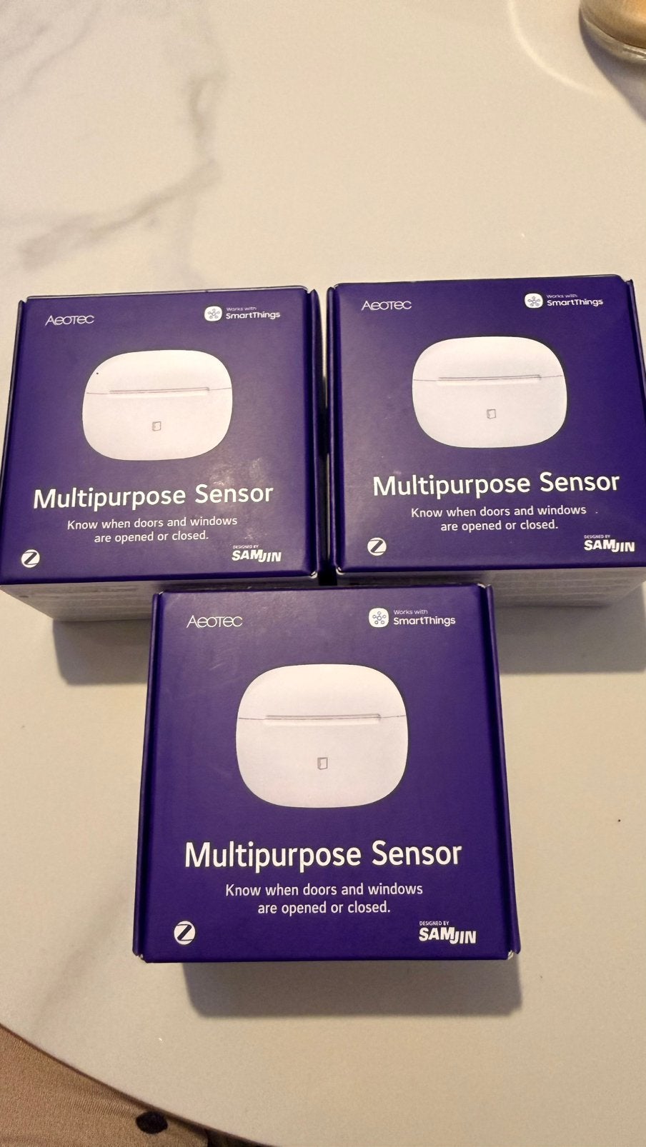 capteurs Aeotec SmartThings Multipurpose Sensor, Doe-het-zelf en Bouw, Ophalen of Verzenden, Nieuw, Detector, Sensor of Melder