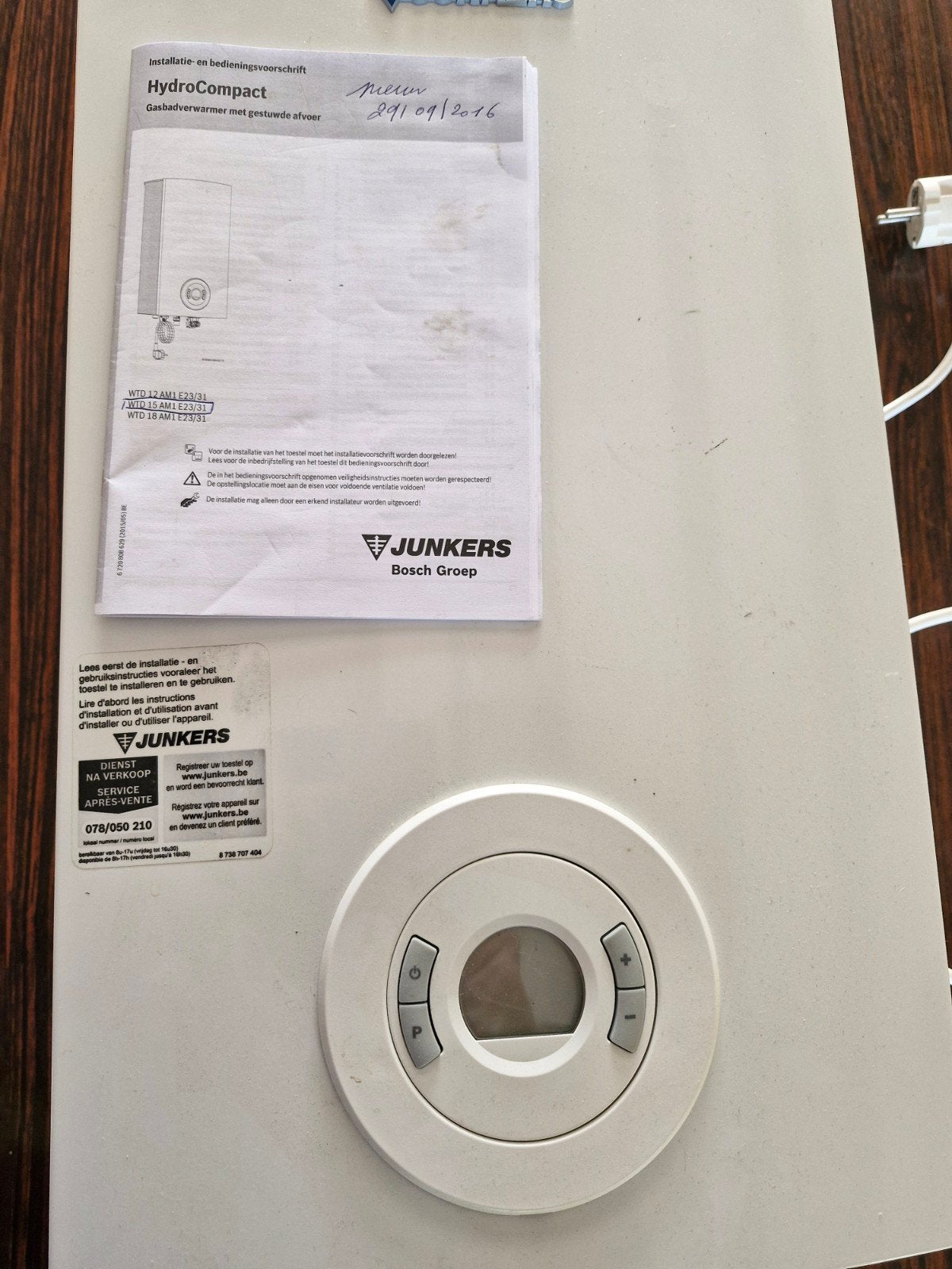 Hydro Compact gasbadverwarmer  op propaan, 800 watts ou plus, Moins de 60 cm, Enlèvement, Utilisé