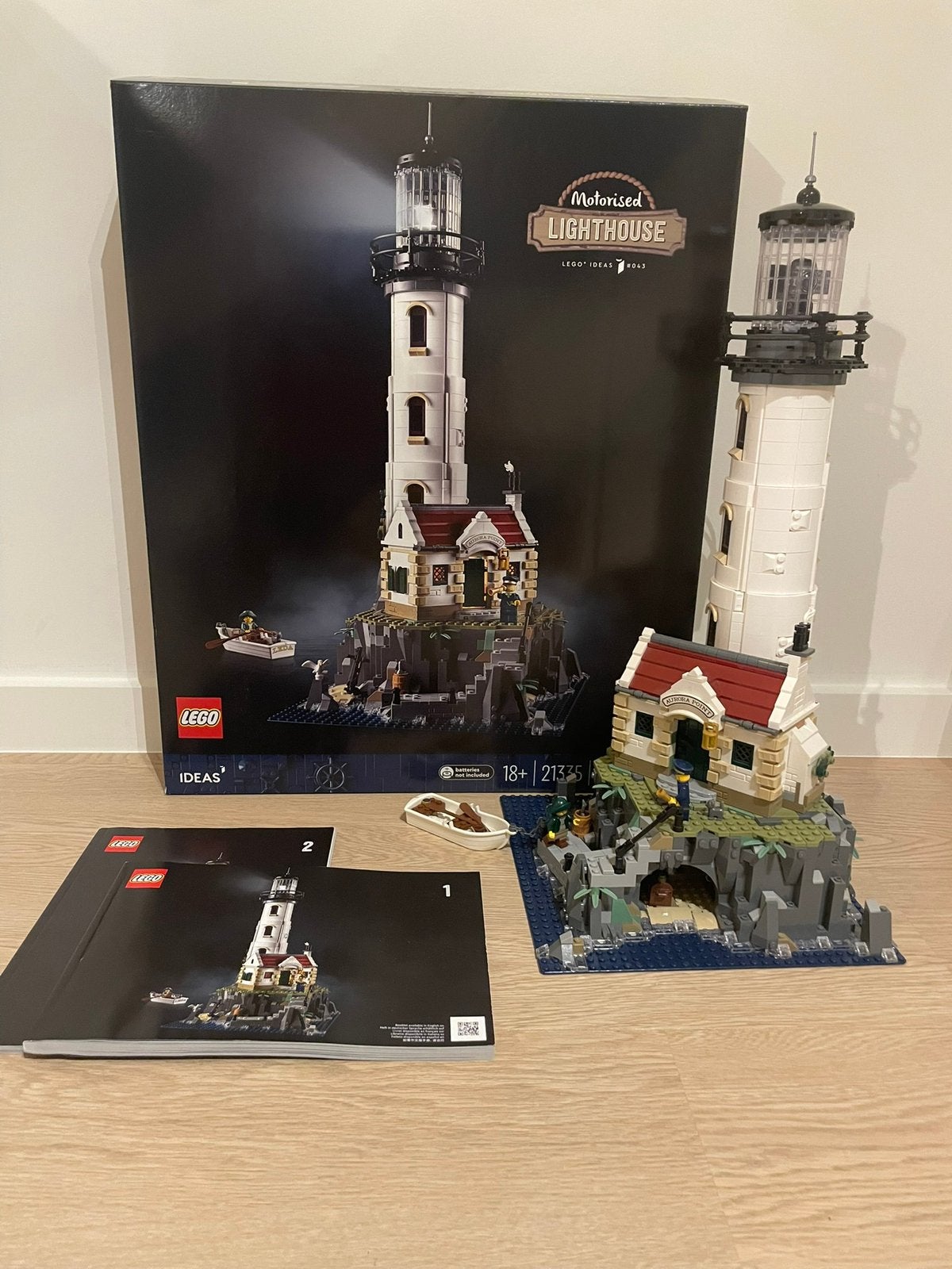 LEGO gemotorizeerde vuurtoren, Ophalen, Zo goed als nieuw, Compleet, Lego