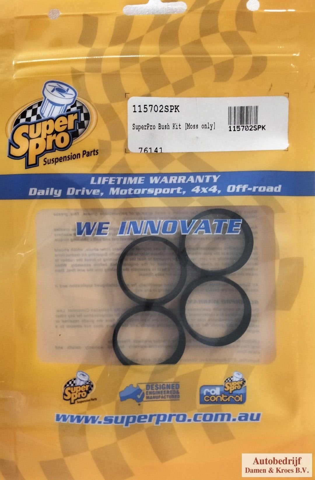 Seal Set, wishbone outer side, polyurethane 115702SPK, Neuf, -, Autres marques automobiles, -