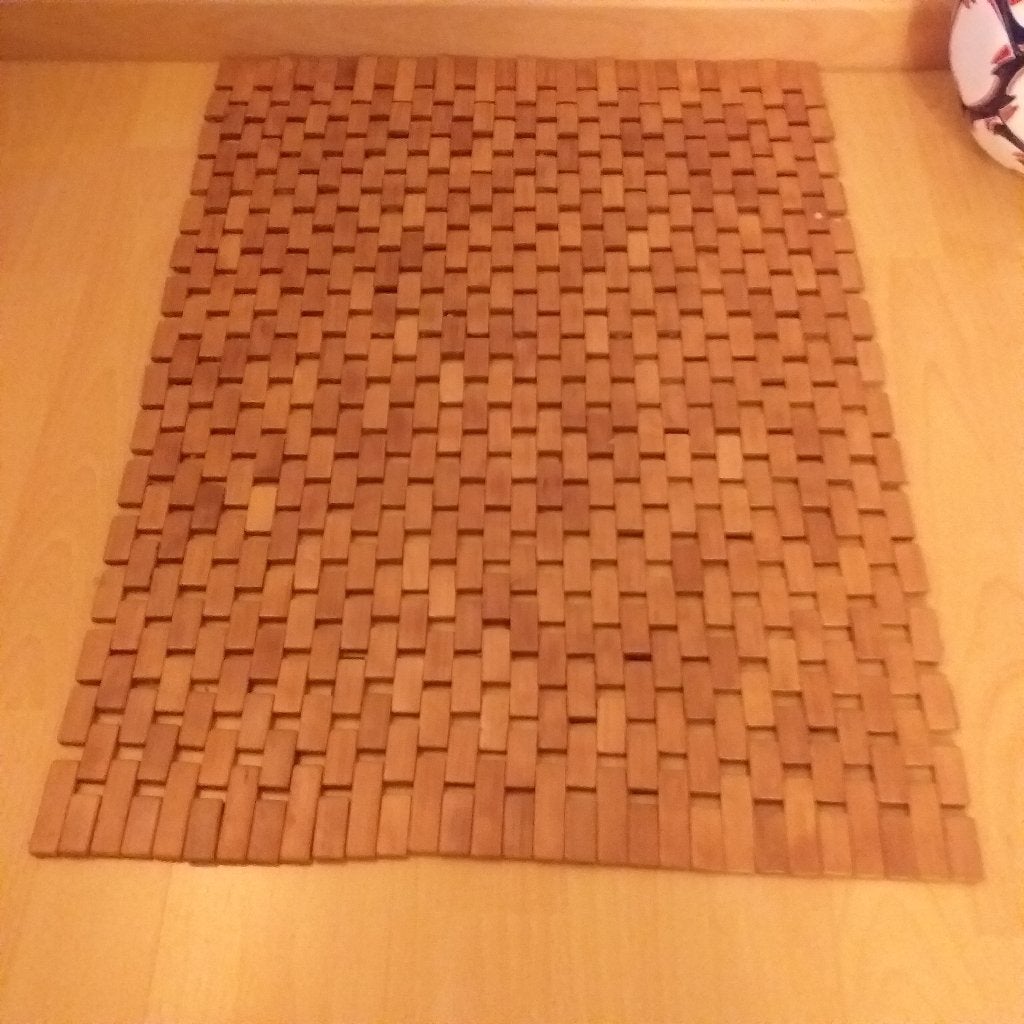 Tapis de salle-de-bain en bambou neuf, Maison & Meubles, Enlèvement