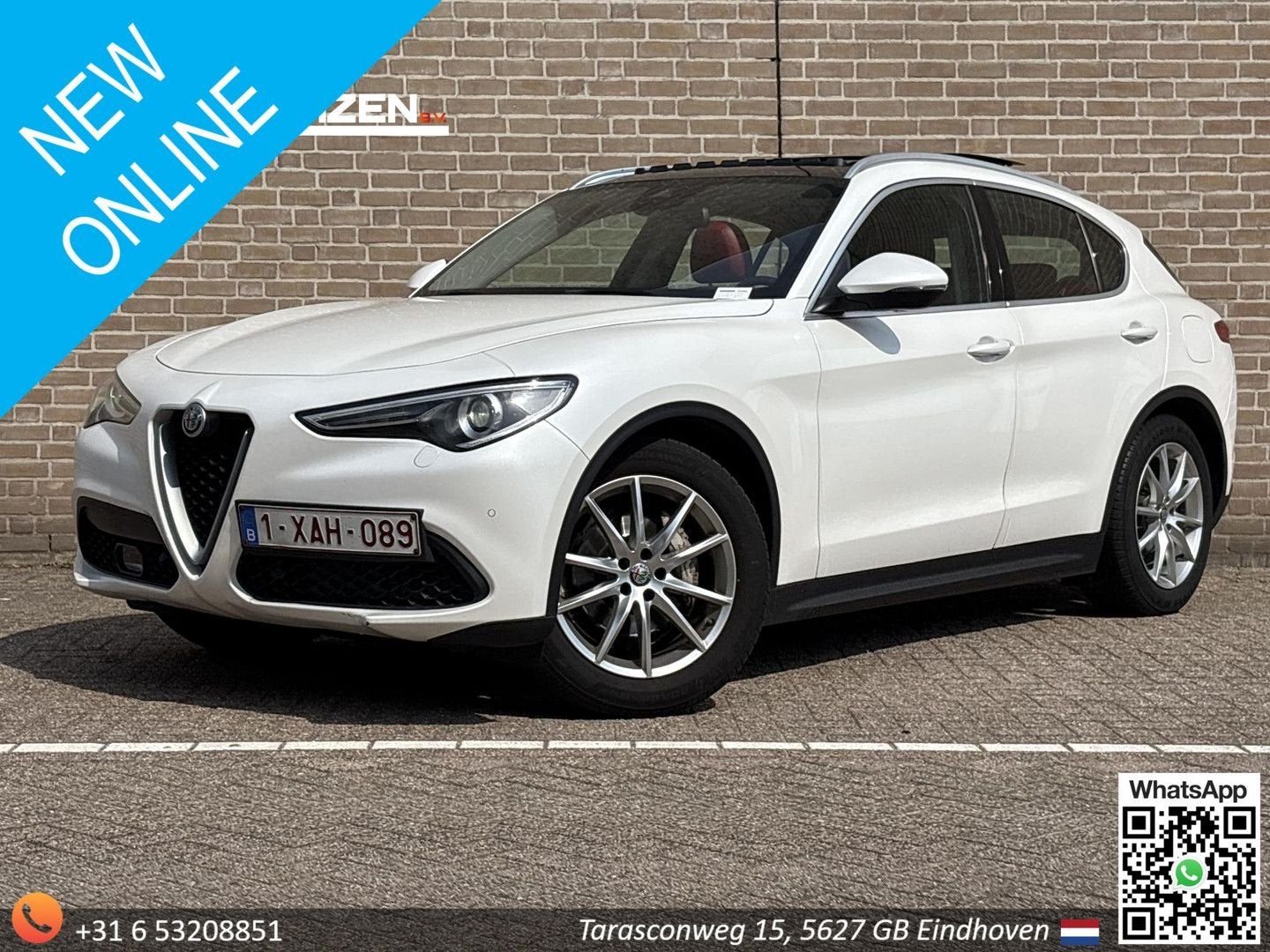 Alfa Romeo Stelvio 2.2d Super | € 11.400,- NETTO! | Leder |, Auto's, Alfa Romeo, Automaat, Bedrijf, Diesel, Startonderbreker
