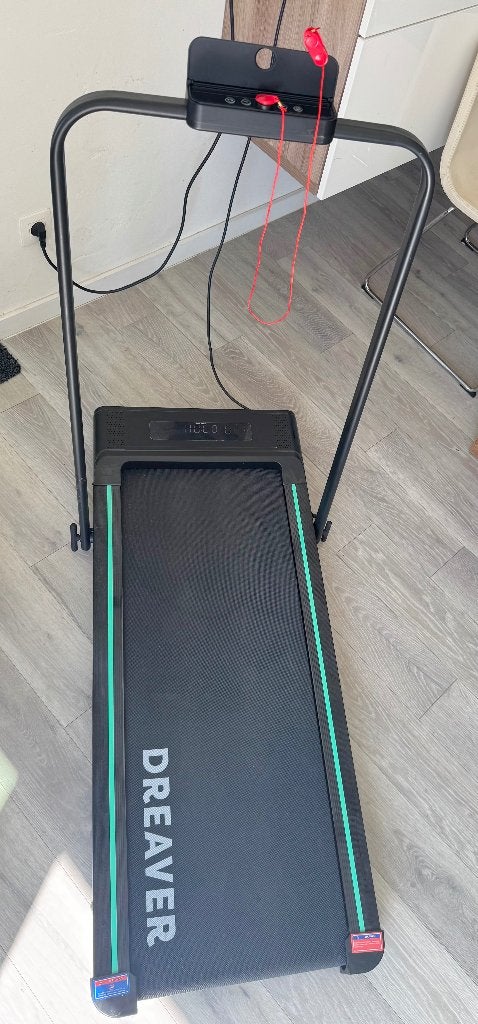 Dreaver 2-in-1 Loopband Inklapbaar 1-10km/u, Sport en Fitness, Fitnessapparatuur, Ophalen, Zo goed als nieuw, Loopband