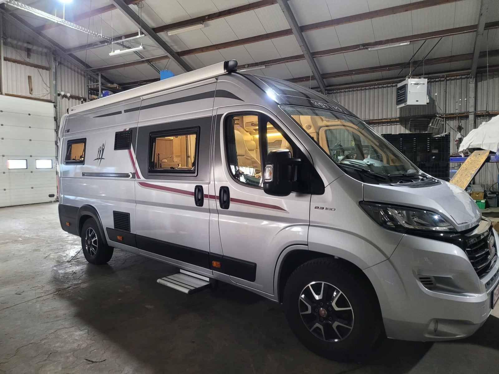 Rapido v68, Automaat, Buscamper of Camperbus, Ringverwarming, Fiat
