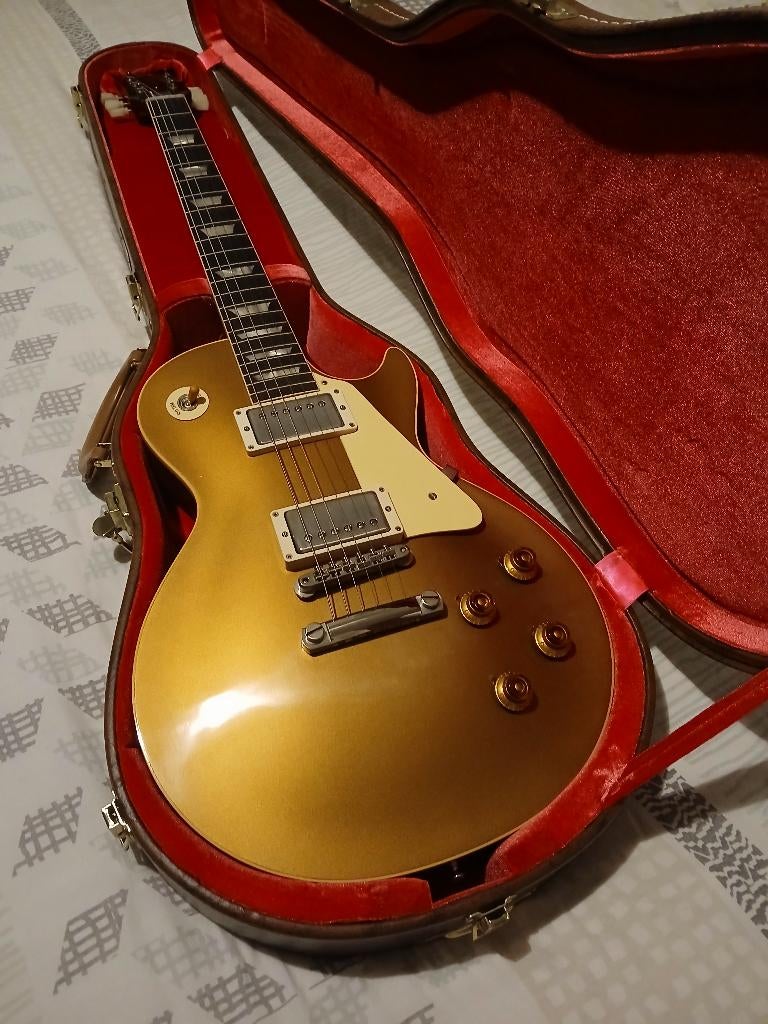 Gibson Les Paul 57 Goldtop VOS, Muziek en Instrumenten, Snaarinstrumenten | Gitaren | Elektrisch, Ophalen, Zo goed als nieuw, Solid body