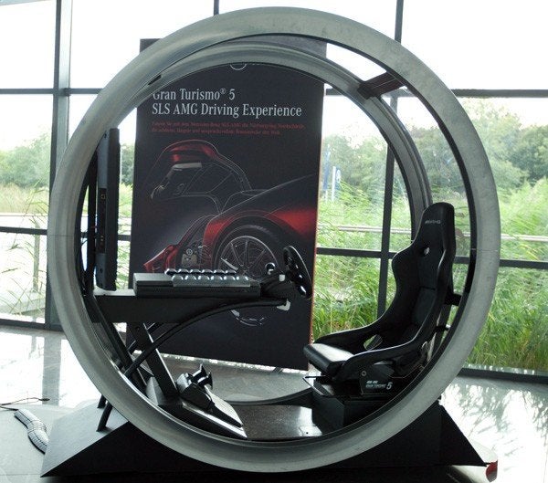 Playstation 3 x mercedes amg x gran turismo race simulator, Enlèvement