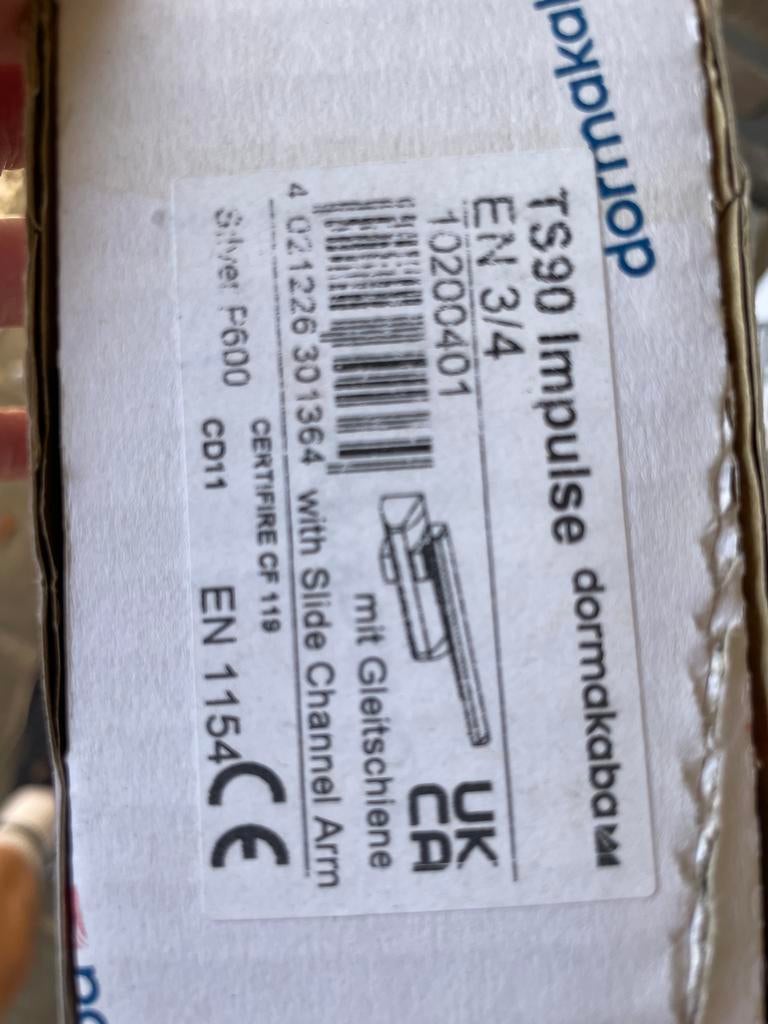 Deurpomp Dormakaba TS90 Impulse, Ophalen