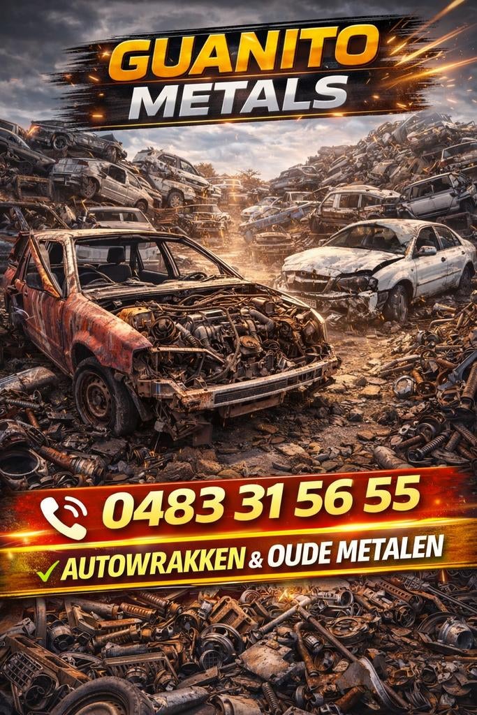Ophaling oud ijzer oude metalen en autowrakken 0483 31 56 55, Doe-het-zelf en Bouw, Metalen, Ophalen