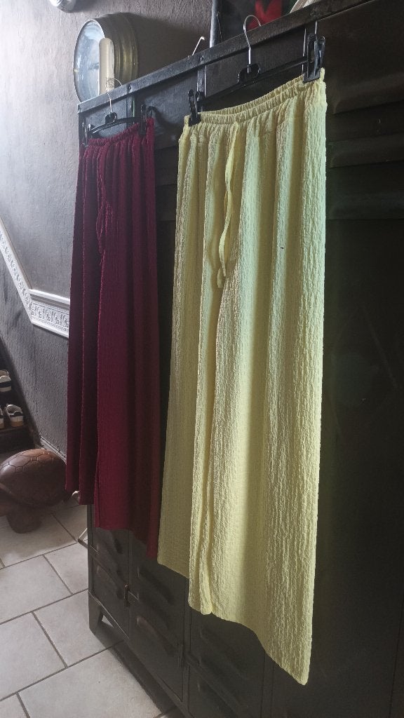 Pantalon femme, Enlèvement