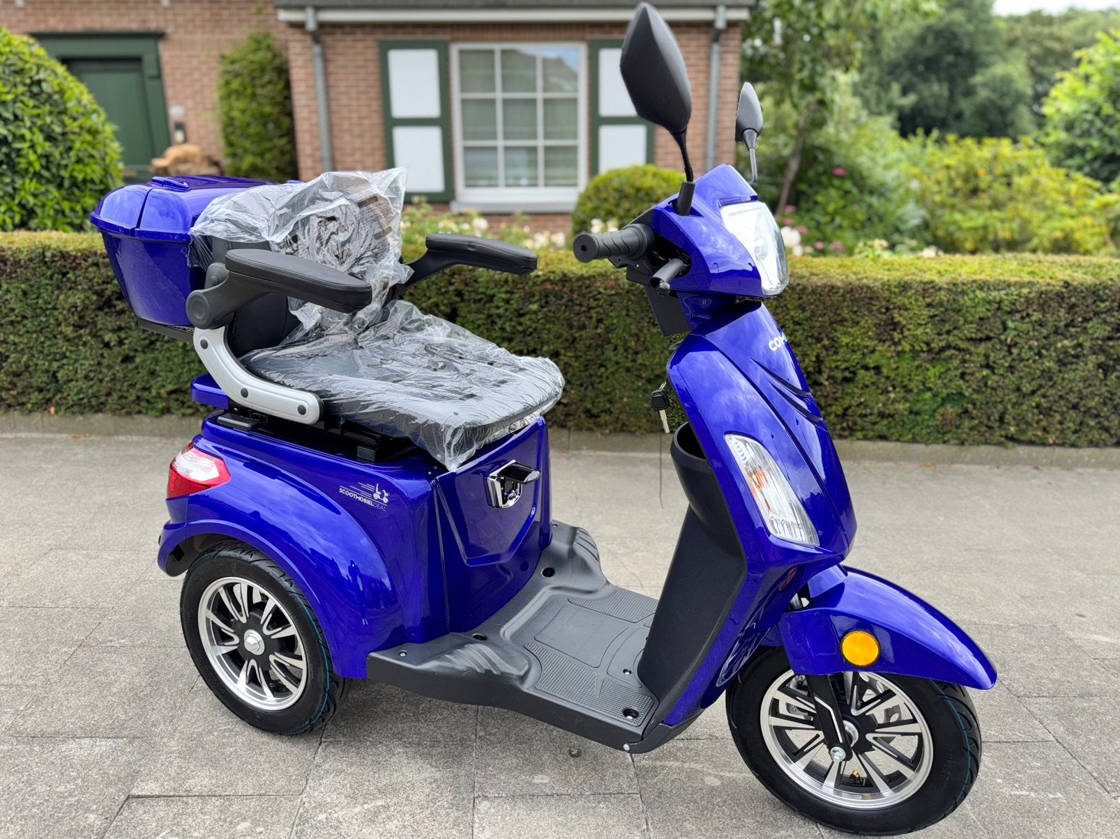 Voiturette électrique rolktro 25km/u Scootmobiel état NEUF, Enlèvement ou Envoi, Pliant, Comme neuf, Fauteuil roulant électrique