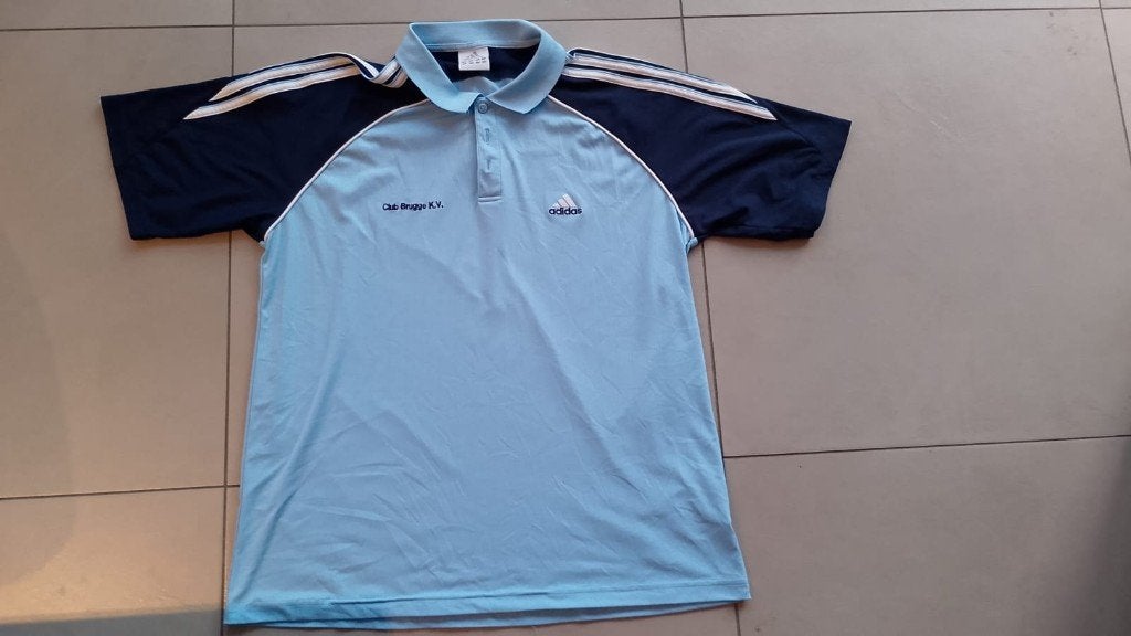 vintage polo Adidas Club brugge KV 2004 L, Ophalen of Verzenden