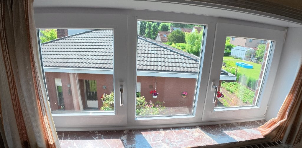 Dubbele beglazing PVC, Ophalen, Gebruikt, Gevelraam of Ruit, Dubbelglas