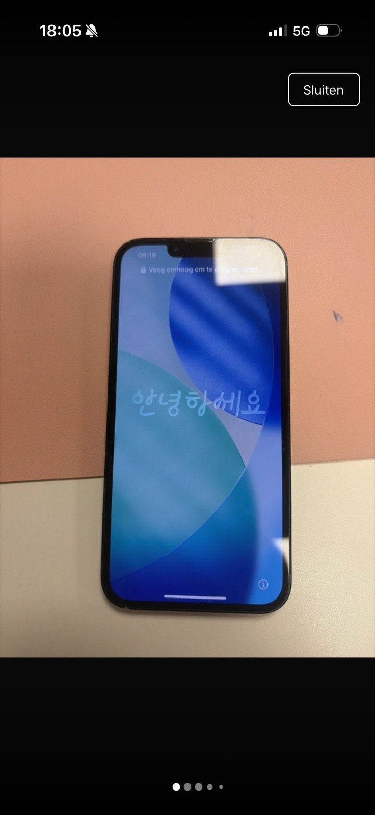 Apple i phone 13, Telecommunicatie, Mobiele telefoons | Apple iPhone, 86 %, Blauw, IPhone 13, Ophalen of Verzenden