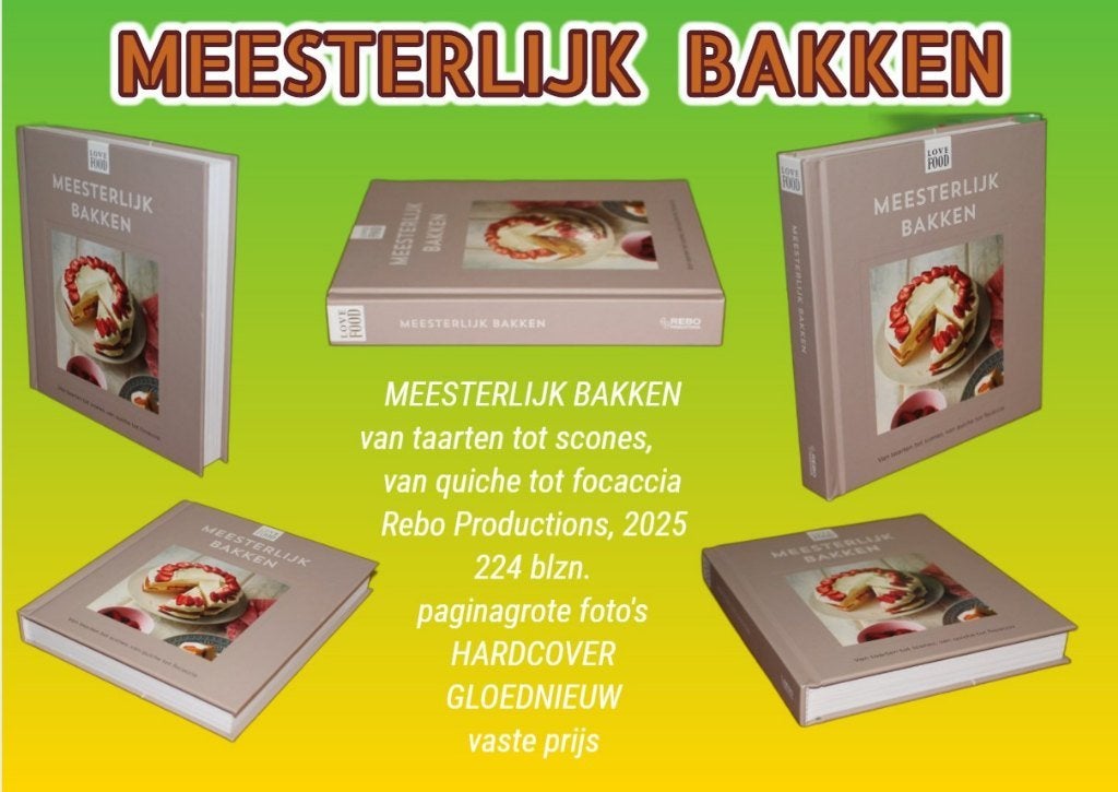 Nieuw !! MEESTERLIJK BAKKEN, Boeken, Kookboeken, Ophalen of Verzenden, Nieuw, Taart, Gebak en Desserts