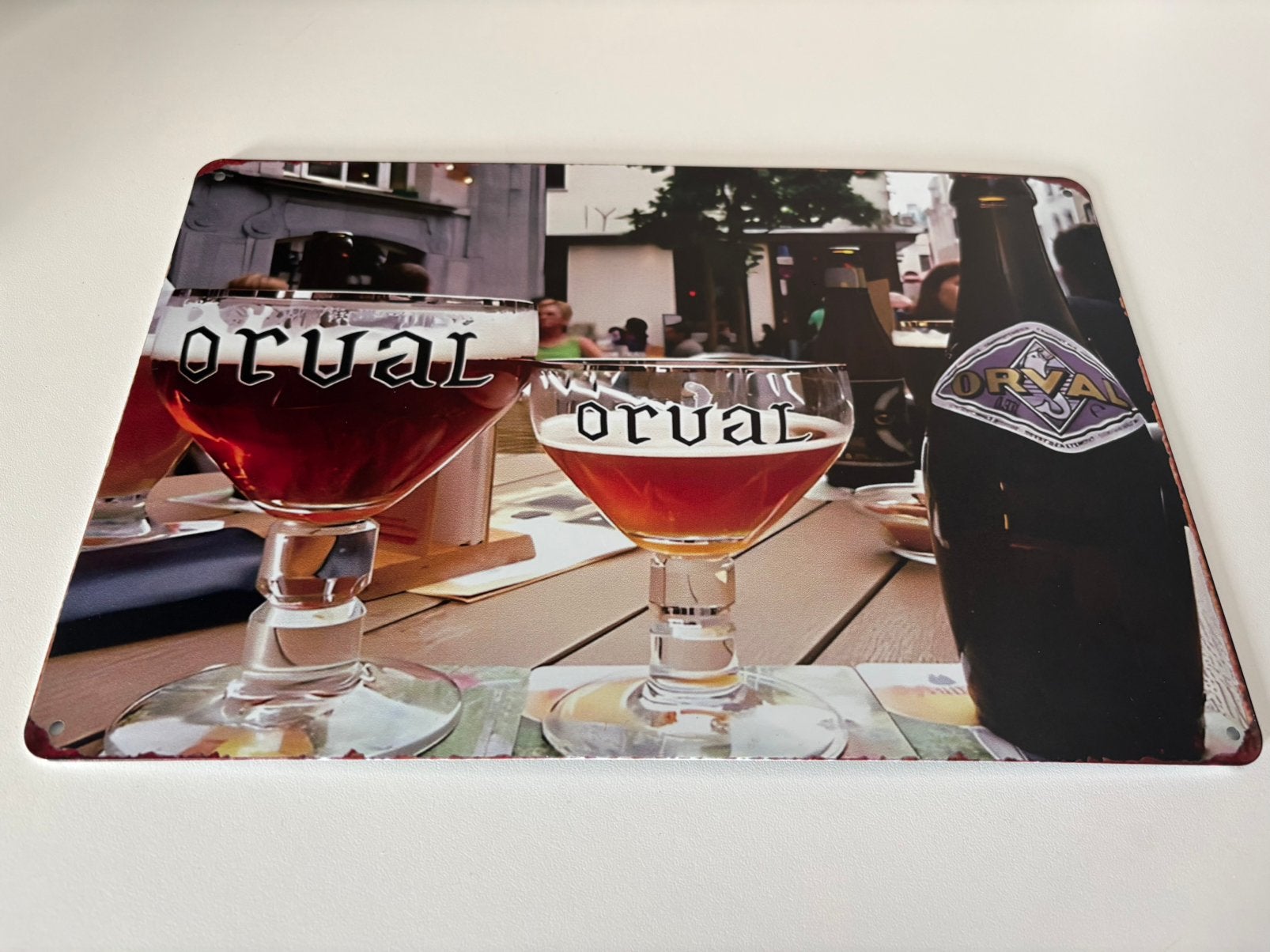 ORVAL metalen plaat (30/20 cm), Verzamelen, Ophalen of Verzenden