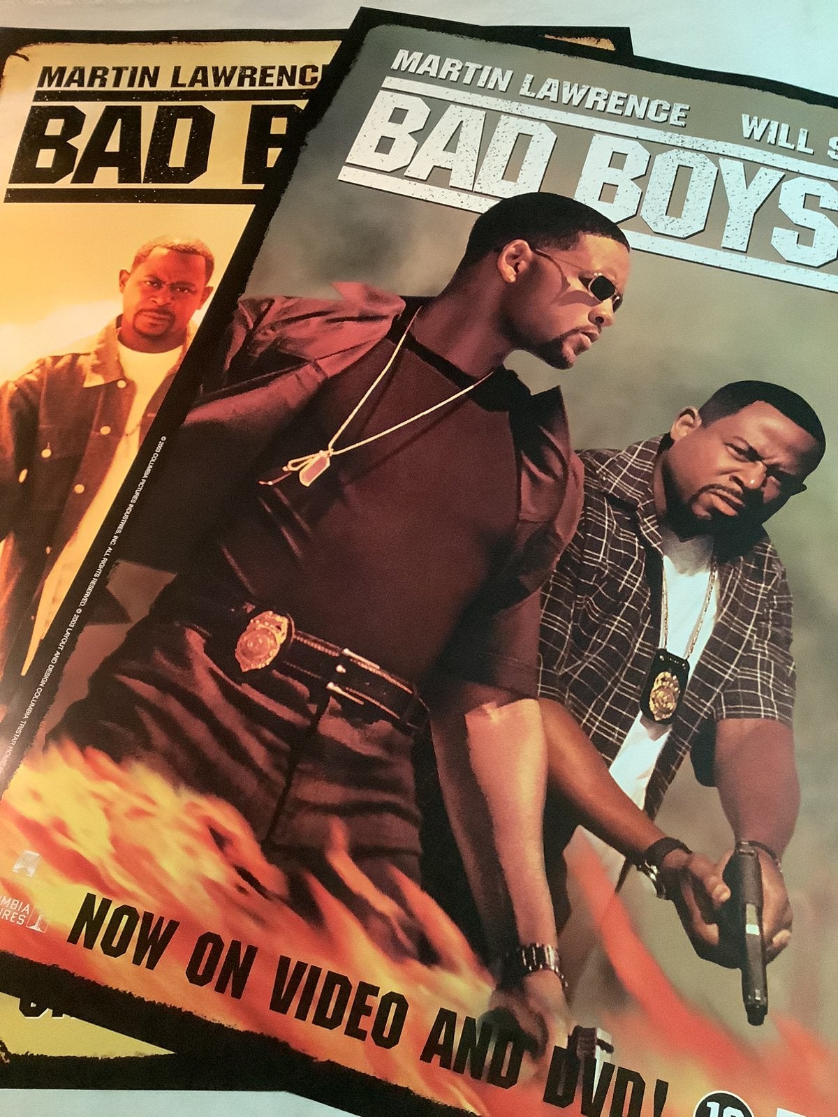 BAD BOY'S 2    2 video posters   60-90 cm, Ophalen of Verzenden, Zo goed als nieuw