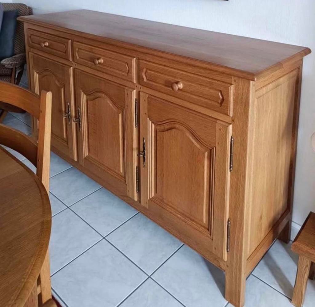 Buffet en chêne, Enlèvement, Comme neuf, Chêne