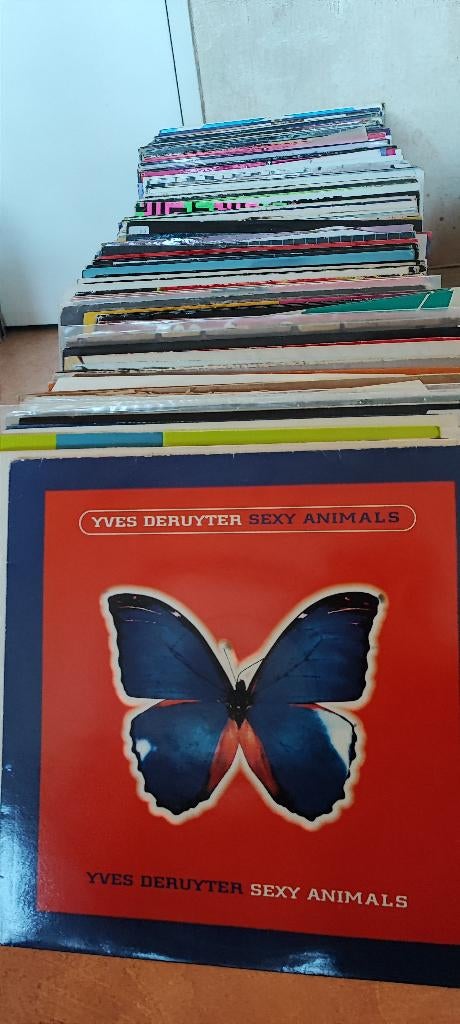 Énorme lot + de 1200 vinyles Maxi 45T années 90 et 2000, CD & DVD, Vinyles | Compilations, Utilisé, Pressage original, Dance, 1990 - 1999