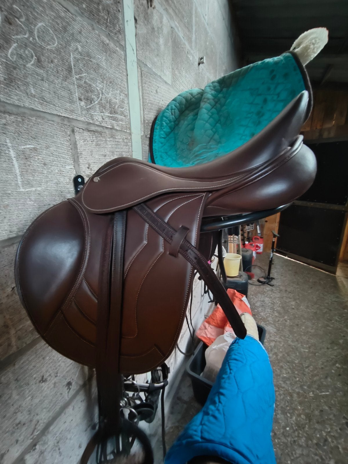 Springzadel bruin, Animaux & Accessoires, Chevaux & Poneys | Selles, Enlèvement
