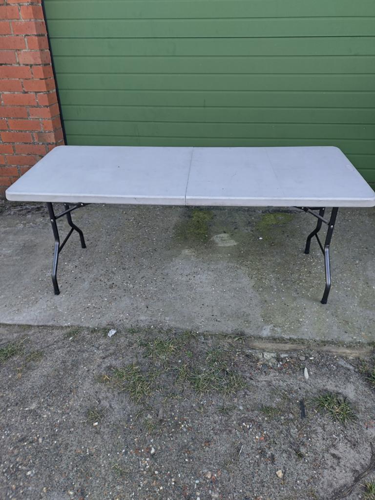 Plooi Tafel 183x75x73cm AFHALING LEES BESCHRIJVING, Enlèvement, Utilisé, Table de camping