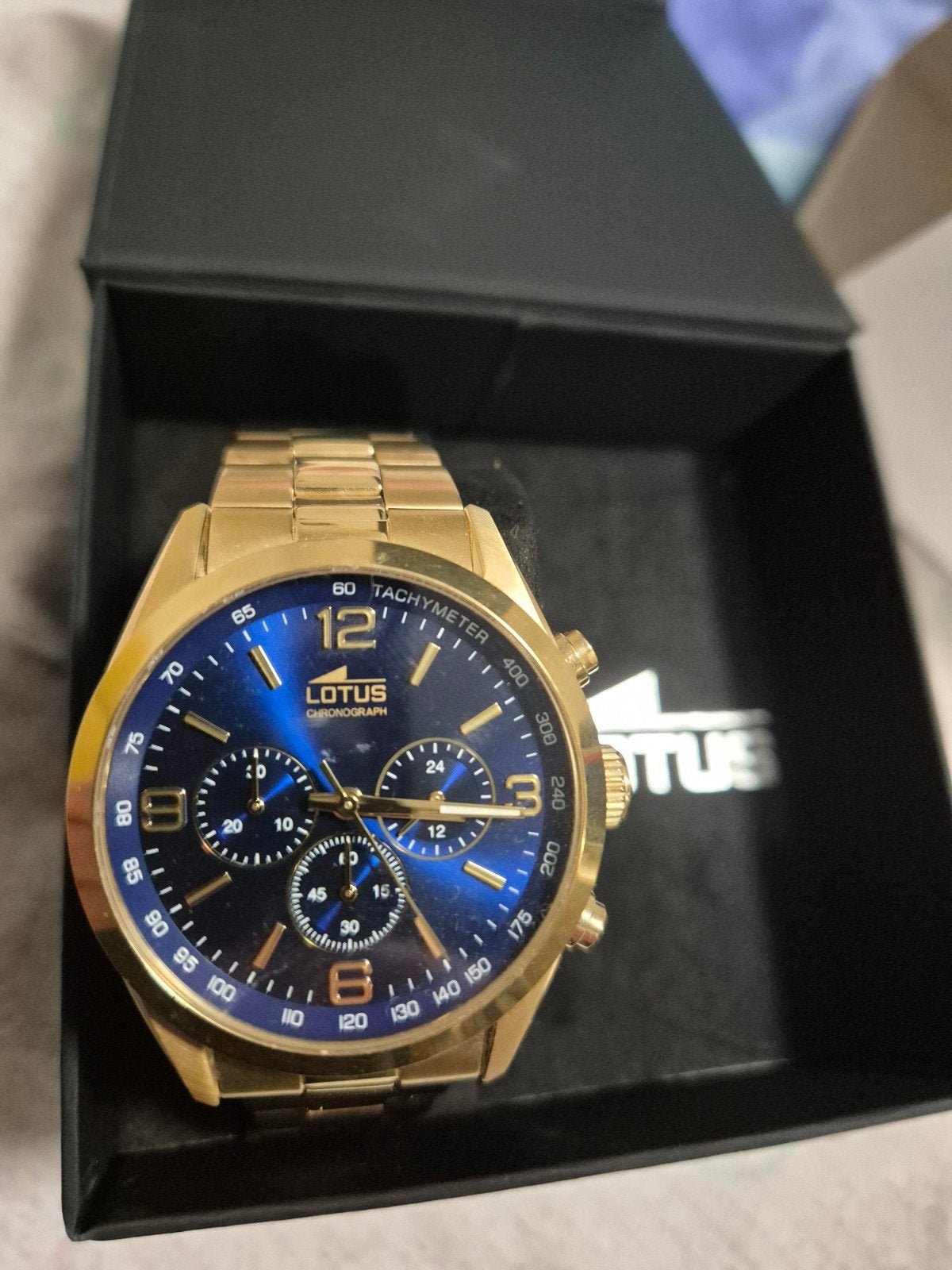 horloge Lotus, Staal, Staal, Polshorloge, Zo goed als nieuw