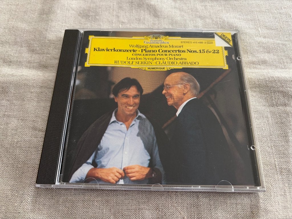 Mozart - Concerto pour piano 15 + 22 (LSO, Abbado - Serkin), Concerto solo, Mozart, Comme neuf, Enlèvement