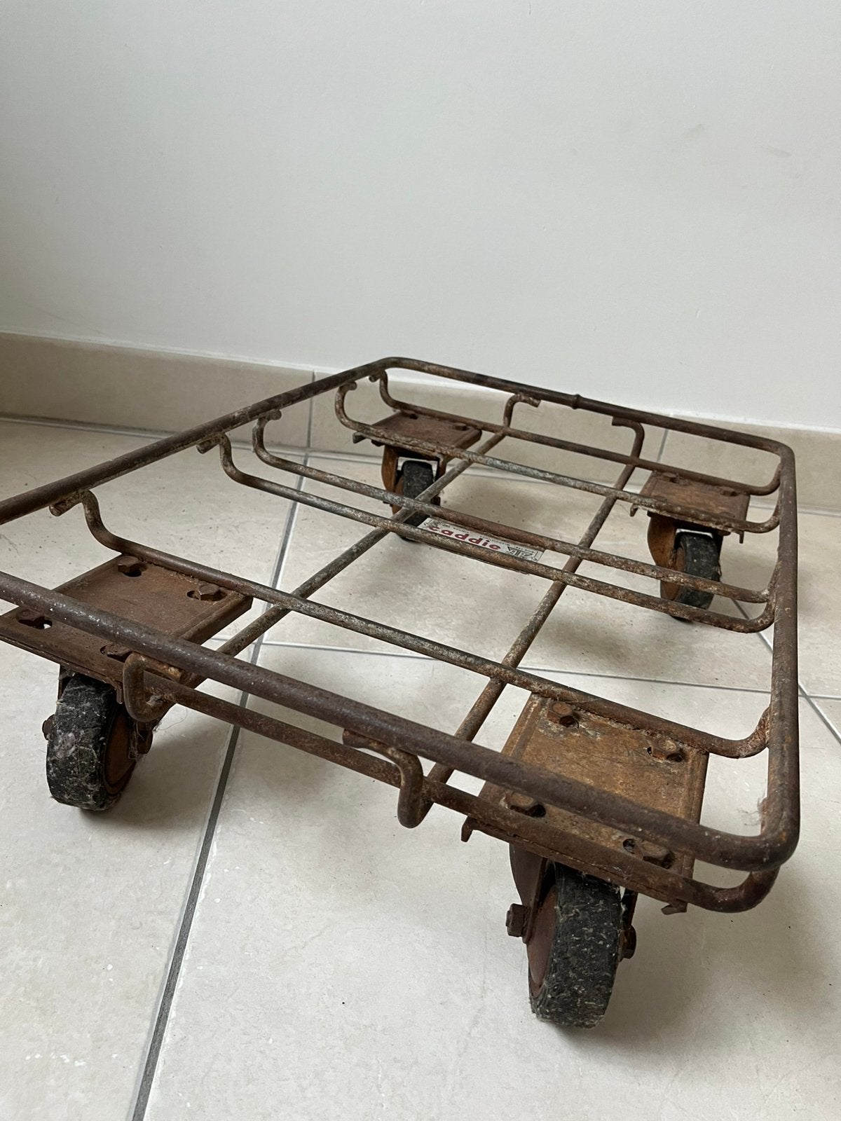 Chariot rouleur Caddie vintage 1960’s, Antiquités & Art, Enlèvement