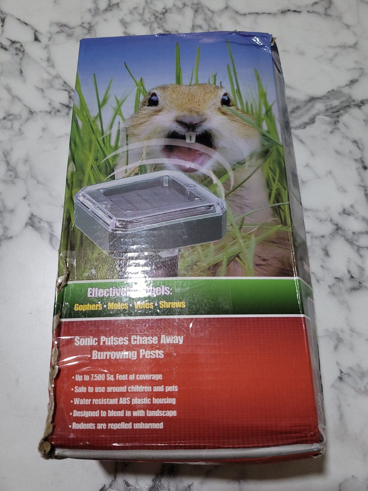 Lot de 4 répulsifs solaires à ultrasons et vibrations pour t, Enlèvement ou Envoi, Neuf