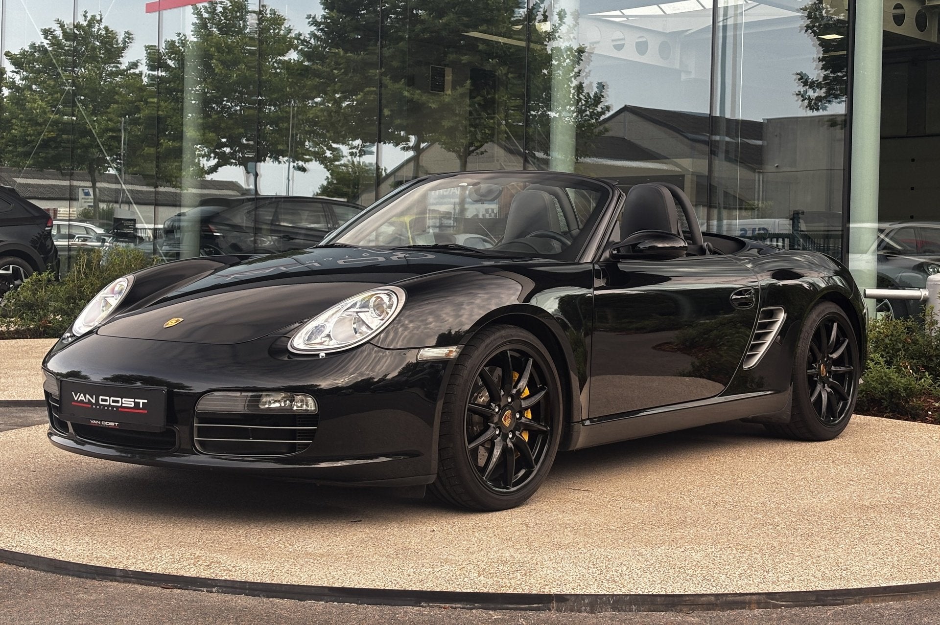 Porsche Boxster S Sport Chrono, PASM, PCCB, PSM, Sportuitlaa, Auto's, Zwart, Bedrijf, Handgeschakeld, Euro 4
