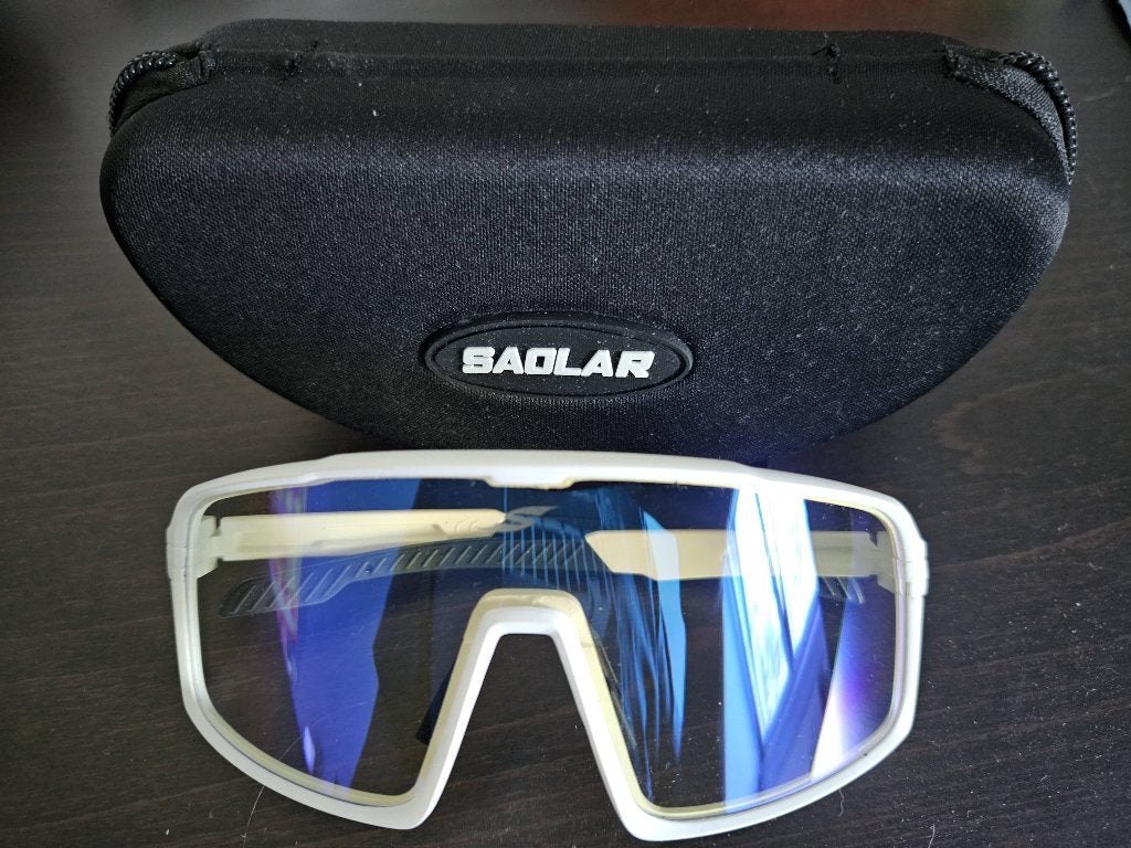 Saolar meekleurende sportbril, Ophalen, Nieuw, Kleding