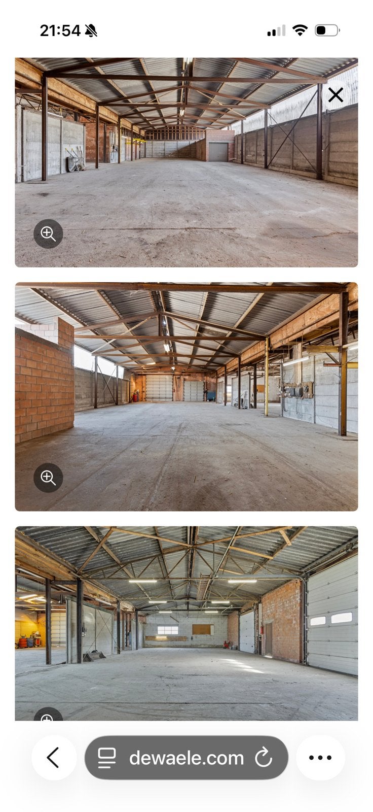 Opslagplaats 250m2 enkel opslag, Ophalen
