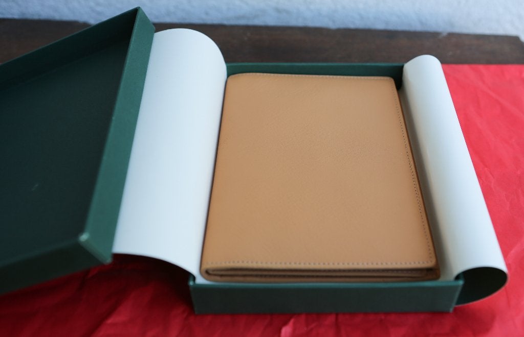 Portefeuille / porte-cartes Daniel Jean Richard en cuir, Enlèvement ou Envoi, Neuf, Beige, Cuir