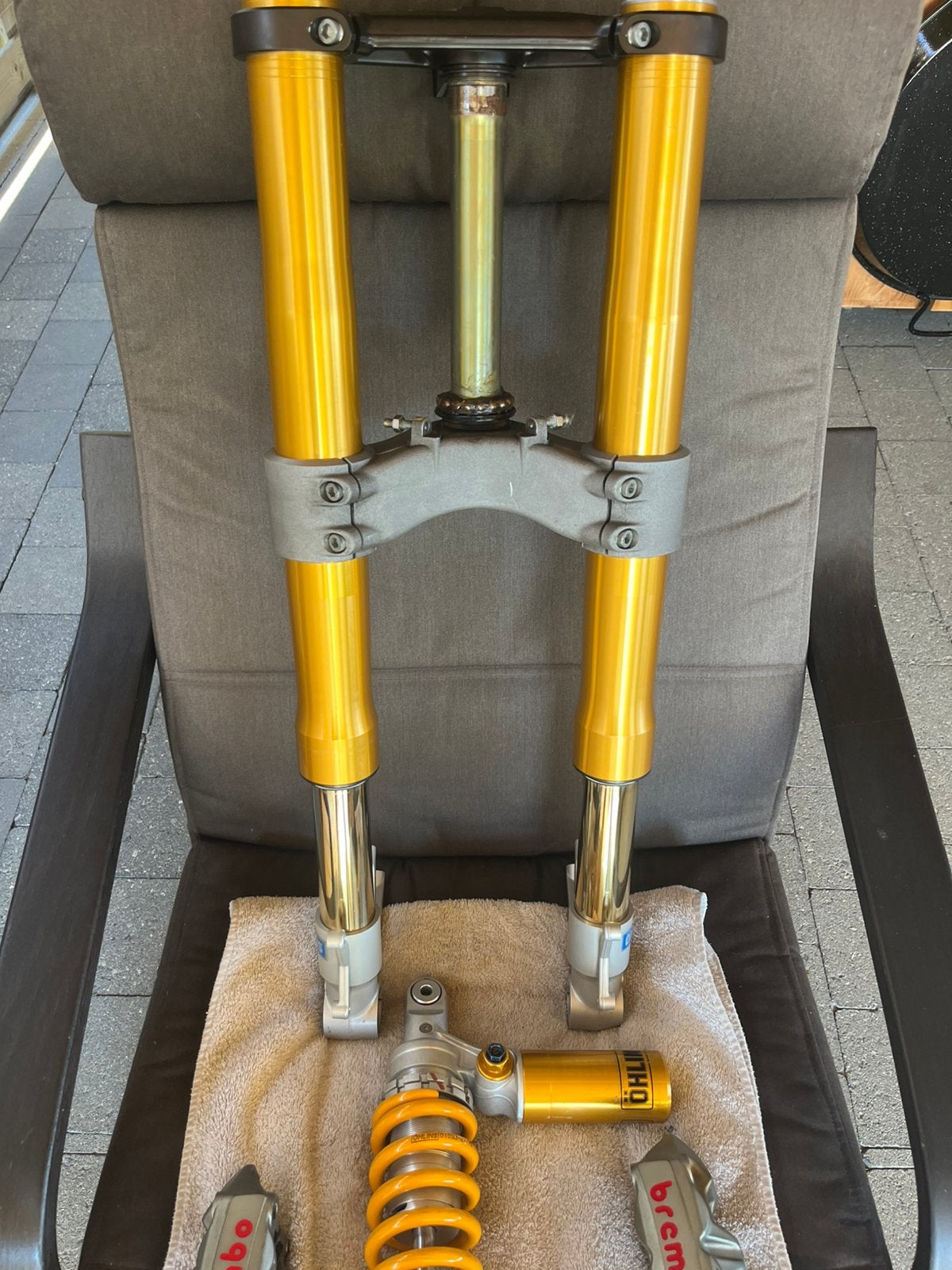 Ducati 1198 S ohlins voorvork, Motoren, Ophalen of Verzenden