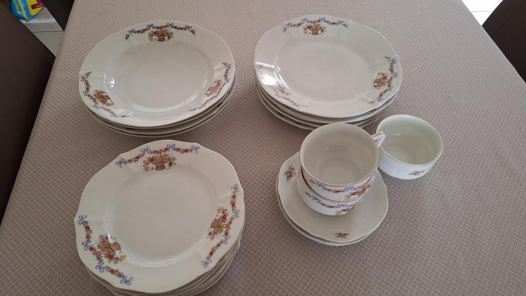 Vintage servies bavaria, niet compleet, Antiek en Kunst, Ophalen