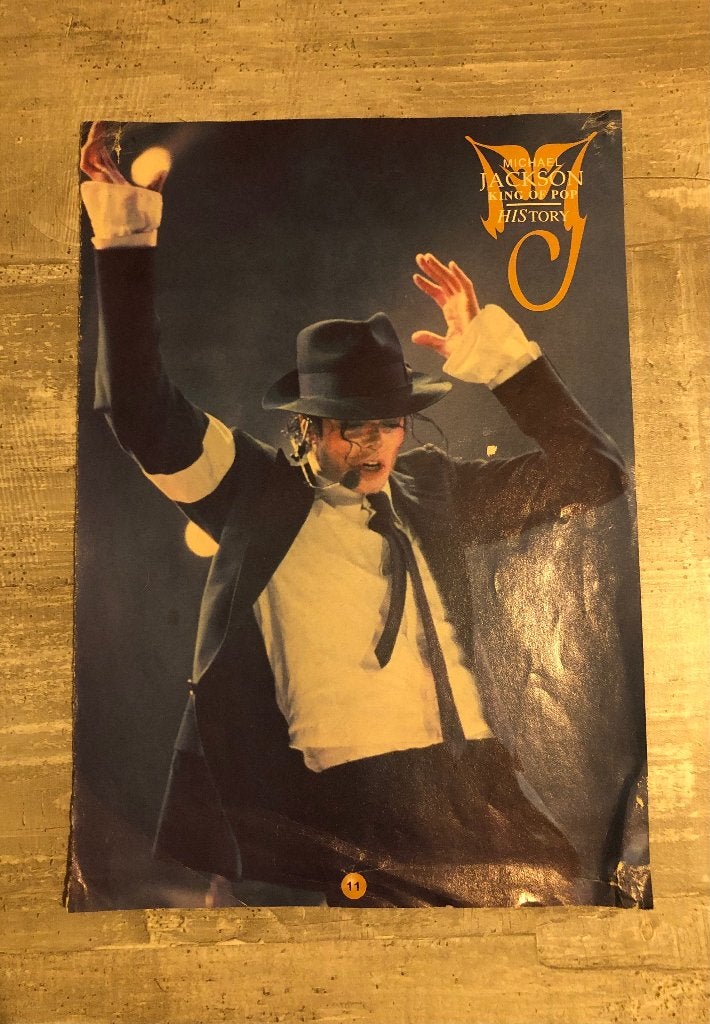 Michael Jackson poster, Musique & Instruments, Enlèvement ou Envoi, Utilisé