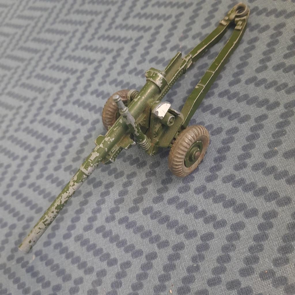 DINKY TOYS UK nr.692 : ARMY 5.5 MEDIUM GUN * VINTAGE *, Ophalen, Gebruikt, Overige typen, Dinky Toys