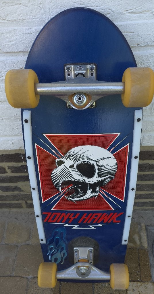 Powell Peralta Tony Hawk Iron Cross Compleet Skateboard MINT, Sport en Fitness, Ophalen, Nieuw, Skateboard