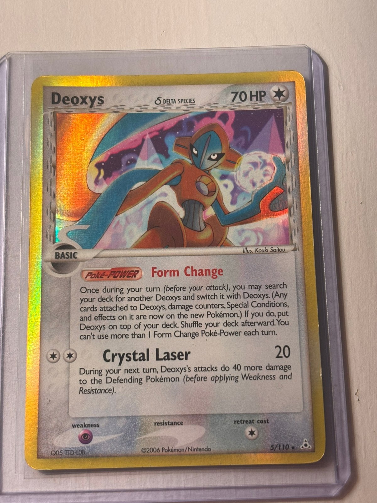Deoxys delta species, Ophalen of Verzenden, Zo goed als nieuw
