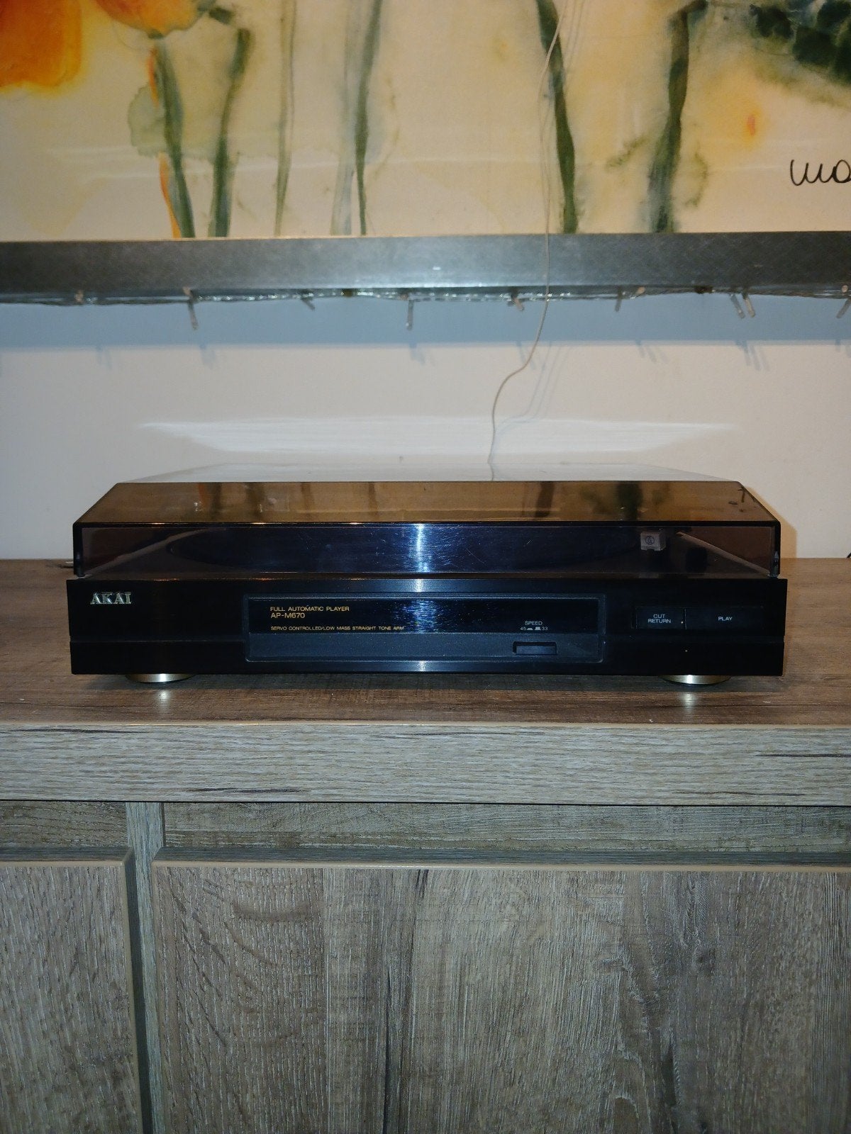Akai AP-M670 Volautomatische Platenspeler, Ophalen