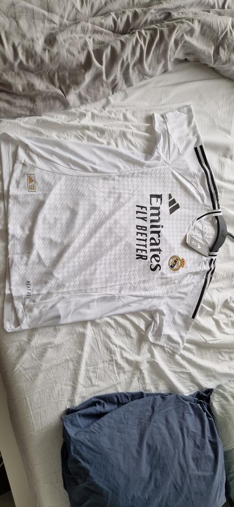 Authentiek shirt in de spelersversie van Real Madrid, Maat L, Ophalen of Verzenden, Nieuw, Shirt