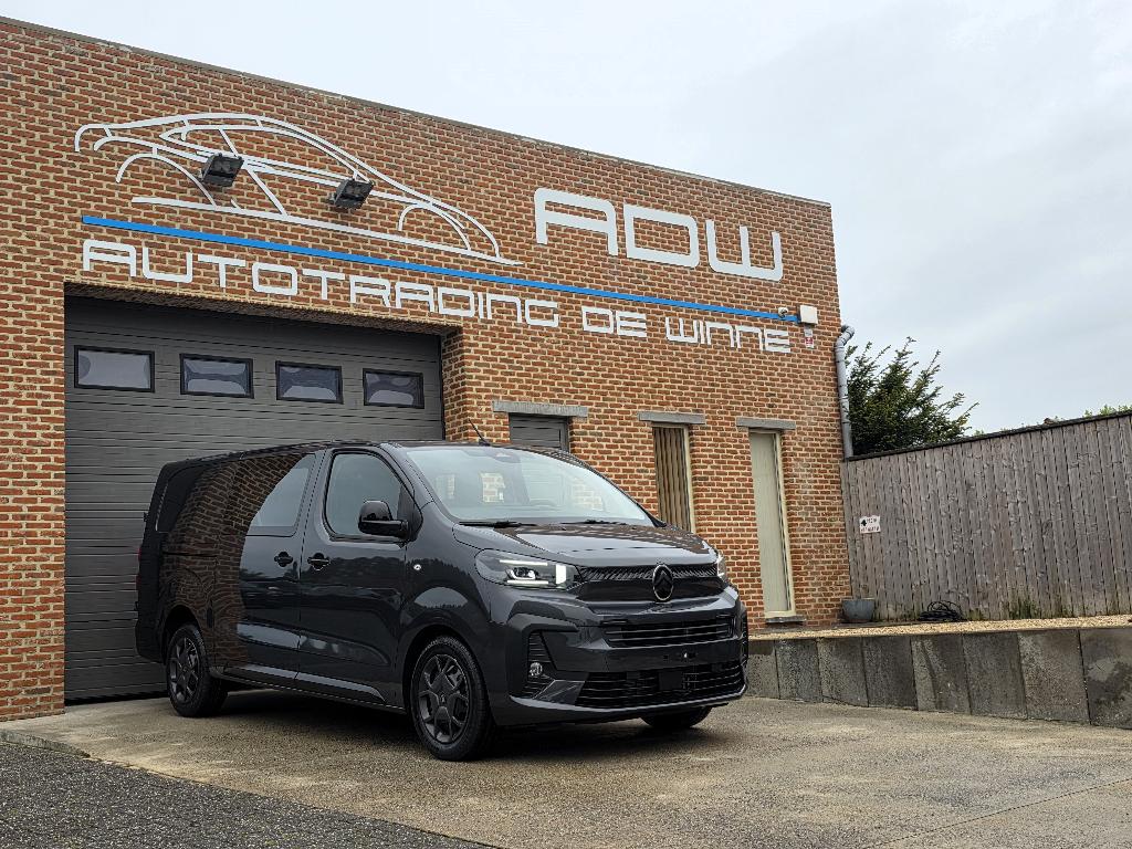 Citroën Jumpy Dub Cab 5Zits NIEUW 0KM 2026 - 180PK Automaat, Argent ou Gris, Achat, 6 portes, Euro 6