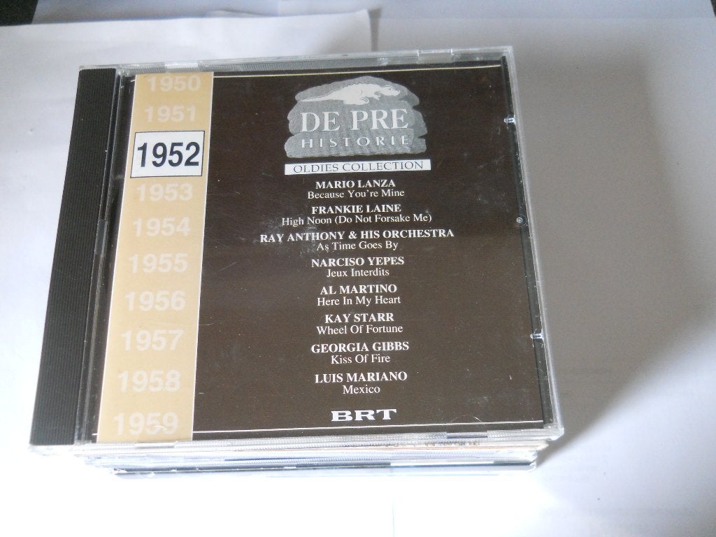 CD - DE PRE HISTORIE JAREN 50 - 1952, Ophalen of Verzenden, Zo goed als nieuw, Verzamelalbum, Pop