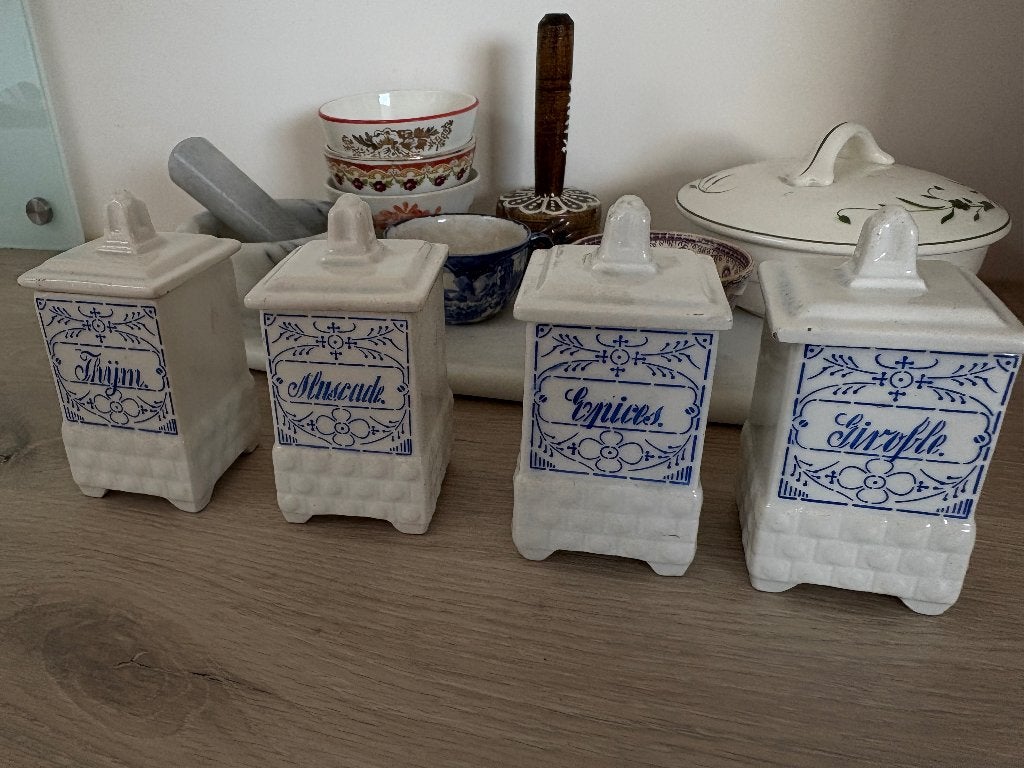 vieux pots à épices, Antiquités & Art, Enlèvement ou Envoi