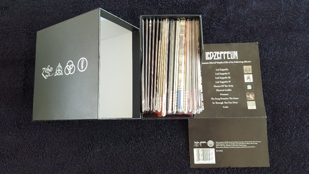 Led Zeppelin - Definitive Collection Of Mini-LP Replica CDs, Cd's en Dvd's, Cd's | Rock, Zo goed als nieuw, Classic Rock, Boxset