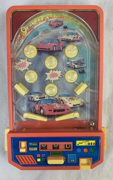 Vintage Soma Mach V1 Flipperkast Elektronisch Race Spel 1992, Verzamelen, Overige merken, Verzenden, Elektronisch, Zo goed als nieuw