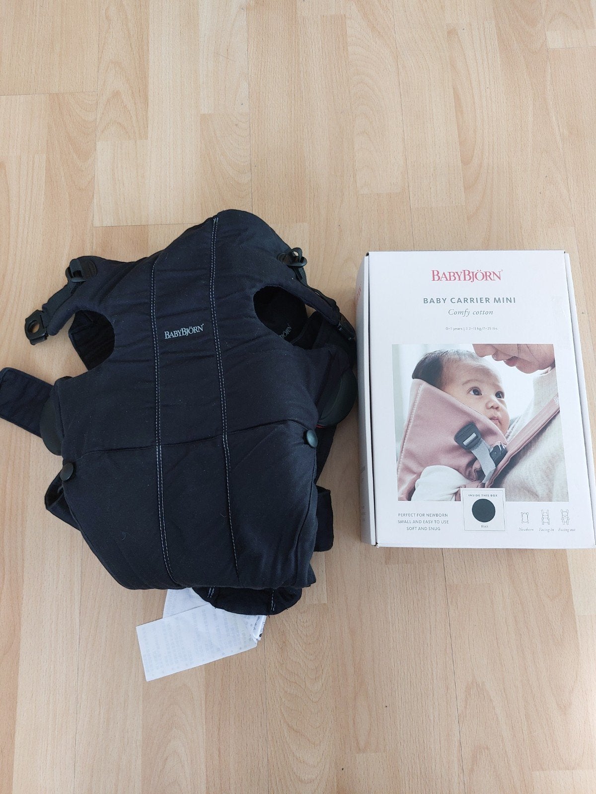 Draagzak BabyBjörn mini, Kinderen en Baby's, Babydragers en Draagdoeken, Ophalen, Draagzak