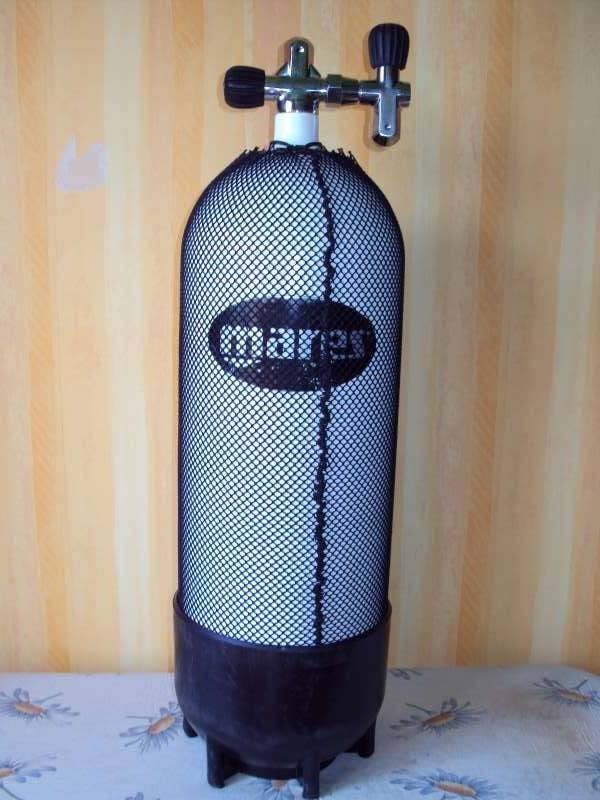 15L 232 Bar Persluchtfles + NIEUWE 400 Bar AS, PCP vulset., Ophalen, Gebruikt