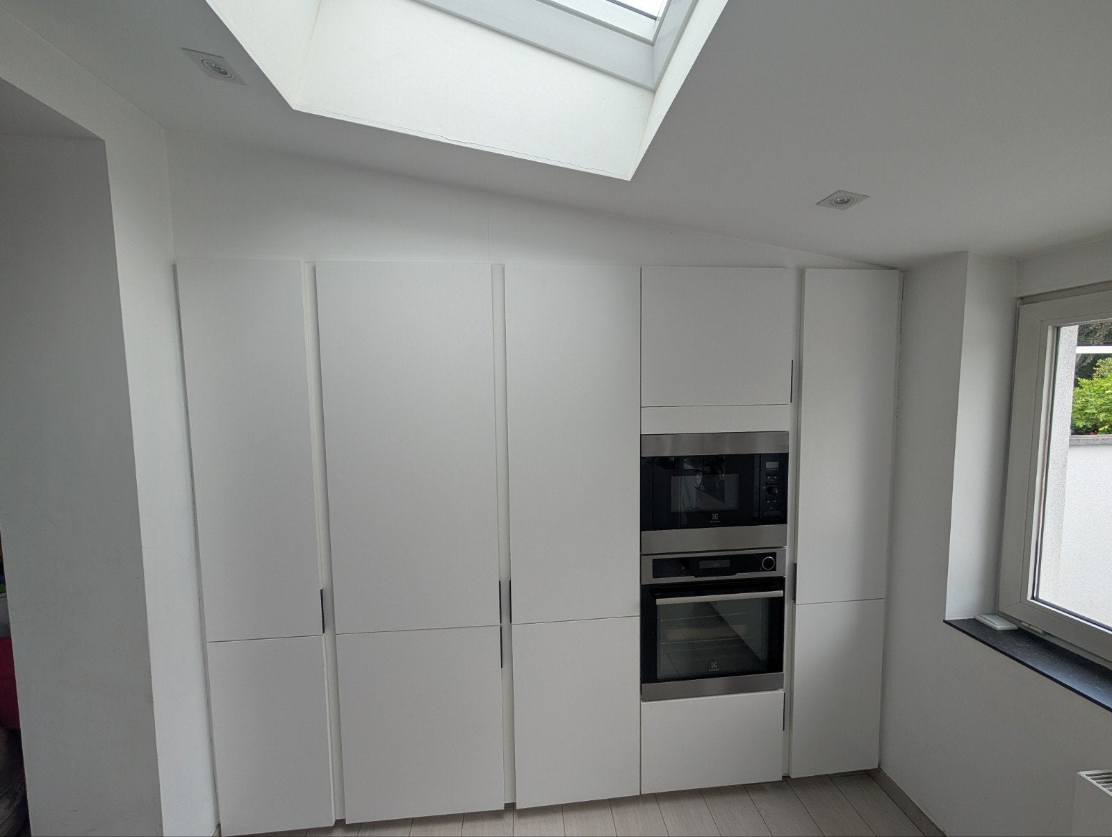 cuisine complète siematic 2018 blanche avec silestone, Maison & Meubles, Sans poignée, Composite, Enlèvement, Utilisé